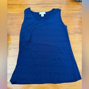 Navy Blue Sleeveless Top